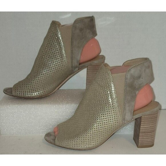 Van Eli Blanch Patino Charm Open Toe Bootie - Size 8.5 - Picture 2 of 12